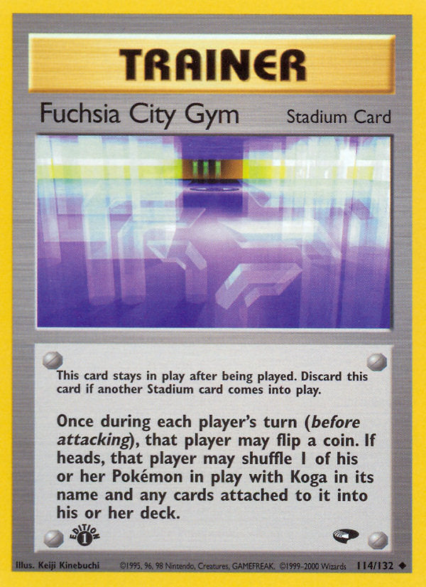Gym Challenge Fuchsia City Gym #114/132 first edition